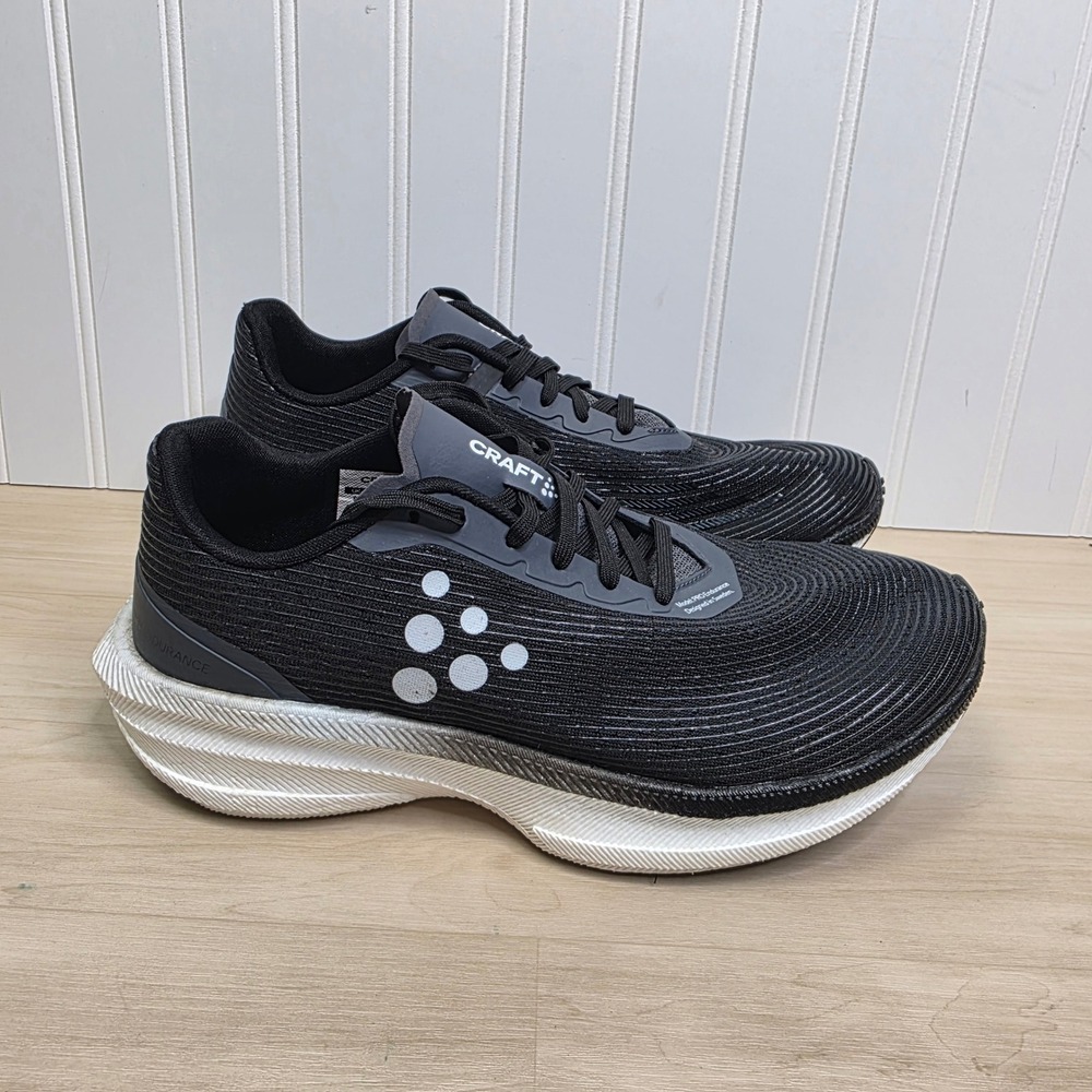 Craft PRO Endurance Mens Running Shoes Black White Px Foam Sneakers Size 10